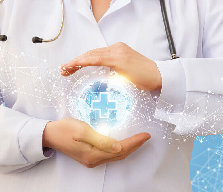 Molecules Globe Labcoat